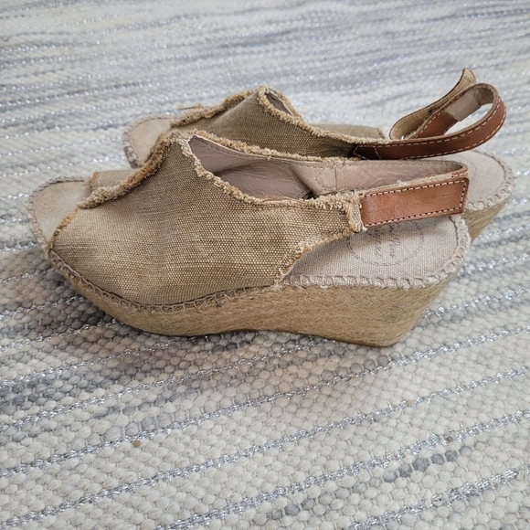 Toni Pons Lugano Tobacco wedge espadrille - Picture 2 of 10